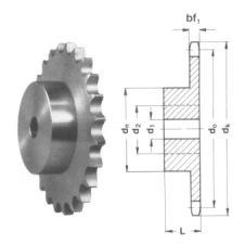 Звездочка цепи ПР-12,7-18,2 Z=19 d=15